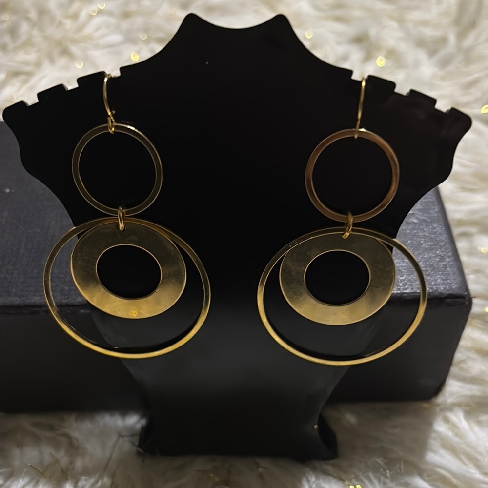 Elegant Gold Hoop Earrings